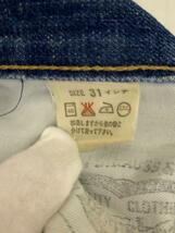 Levi’s◆ストレートパンツ/31/デニム/インディゴ/701XX/90S/日本製/刻印J22/BIG E/シンチ_画像5