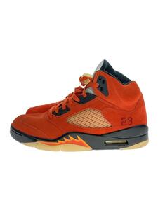 NIKE◆AIR JORDAN 5_エア ジョーダン5/28cm/ORN/スウェード/DD9336-800/状態考慮