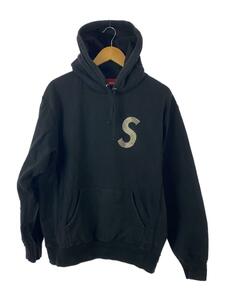 Supreme◆21SS/Swarovski S Logo Hooded Sweatshirt/パーカー/M/コットン/BLK