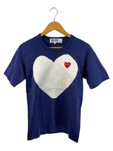 PLAY COMME des GARCONS◆Tシャツ/M/コットン/NVY/プリント/AZ-T184