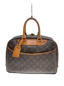 LOUIS VUITTON◆2)ボーリング・ヴァニティ(ドーヴィル)_モノグラム・キャンバス_BRW/PVC/BRW