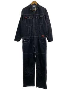 DICKIES◆オーバーオール/L/デニム/IDG/無地/D-706