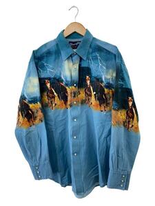 WRANGLER◆長袖シャツ/-/-/BLU