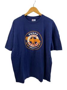 Hanes◆90s/a grateful national remembers/Tシャツ/XXL/コットン/NVY/プリント