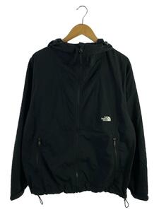 THE NORTH FACE◆COMPACT JACKET_コンパクトジャケット/L/ナイロン/BLK/無地