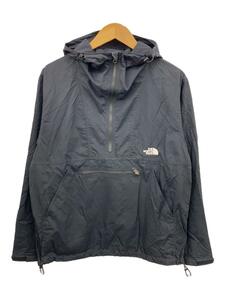 THE NORTH FACE◆COMPACT ANORAK_コンパクトアノラック/M/ナイロン/BLK/無地