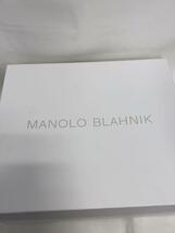 MANOLO BLAHNIK◆ショートブーツ/38/ベージュ/スウェード_画像8