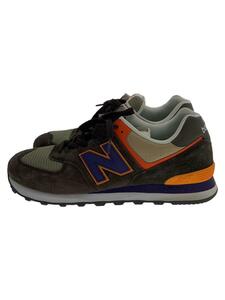 NEW BALANCE◆U574/ブラウン/28cm/BRW/スウェード