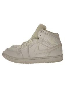 NIKE◆AIR JORDAN 1 MID_エア ジョーダン 1 ミッド/26.5cm/WHT