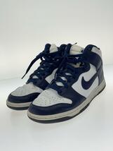 NIKE◆DUNK HI RETRO_ダンク ハイ レトロ/27.5cm/ネイビー_画像2