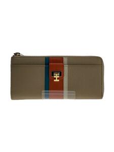 TOMMY HILFIGER◆長財布/-/BEG/レディース