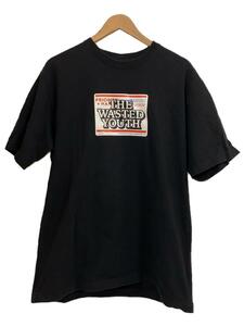 THE BLACK EYE PATCH◆Tシャツ/L/コットン/BLK