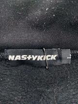 NASTYKICK/Mini Logo Half Zip-Up/L/ブラック/使用感有_画像3