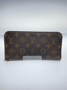 LOUIS VUITTON◆ポルト・フォイユ・アンソリット_モノグラム・キャンバス_BRW_ローズ/PVC/BRW/レディース