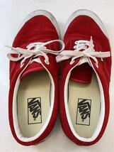 VANS◆ローカットスニーカー/26cm/RED/スウェード_画像3