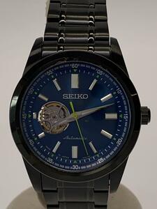 SEIKO◆腕時計/アナログ/ステンレス/BLU/BLK/4R38-02B0