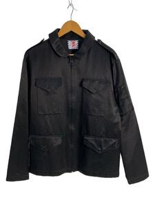 SON OF THE CHEESE◆ジャケット/L/コットン/BLK/無地/sc2010-jk03/SATIN JKT