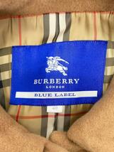 BURBERRY BLUE LABEL◆裏地ノバチェック/チェスターコート/40/アンゴラ/CML/無地/FNF30-846_画像4