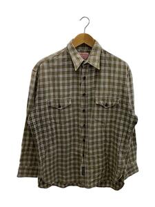 FILSON◆フィルソン/FSS4108/長袖シャツ/M/コットン/カーキ/チェック