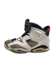 NIKE◆AIR JORDAN 6 RETRO LTR/エアジョーダンレトロ/ホワイト/CI3125-100/25.5cm/W