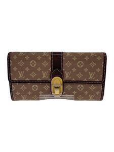 LOUIS VUITTON◆ポルト・フォイユ・サラ_モノグラム・イディール_GRY/キャンバス/GRY/レディース