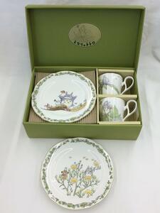 Noritake◆となりのトトロ/モーニングペアーセット/Y6846T/9432-73/箱有/洋食器/4点セット