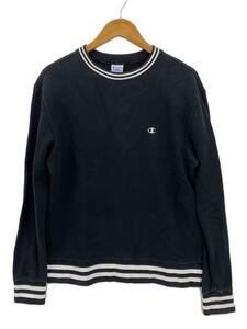 Champion◆スウェット/L/コットン/BLK/C3-Q004