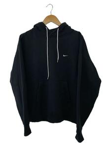 NIKE◆AS M NRG HOODIE FLC BLACK/WHITE/パーカー/XL/コットン/BLK