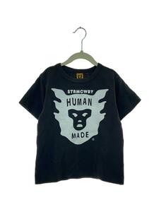 HUMAN MADE◆Tシャツ/120cm/コットン/BLK