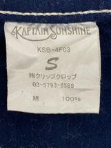 KAPTAIN SUNSHINE◆長袖シャツ/S/コットン/GRN/チェック/KBS＋4F03_画像4