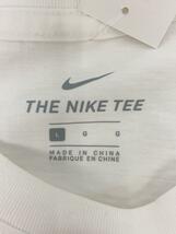 NIKE◆Tシャツ/L/コットン/WHT/プリント_画像3