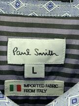 Paul Smith◆長袖シャツ/L/コットン/ネイビー/総柄/PM-WR-75266_画像3