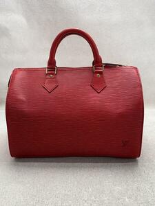 LOUIS VUITTON◆スピーディ35_エピ_RED/レザー/RED
