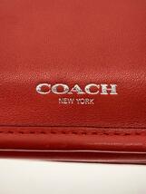 COACH◆ショルダーバッグ_オールレザー/レザー/RED_画像5