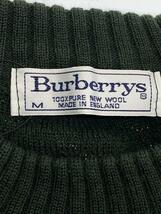 BURBERRYS◆セーター(厚手)/M/ウール/KHK/無地_画像3