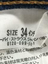 Levi’s◆ボトム/34/コットン/IDG/無地_画像5