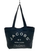 MARC JACOBS◆トートバッグ/キャンバス/BLK/プリント_画像1