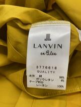 LANVIN en Bleu◆半袖ブラウス/38/コットン/YLW_画像4