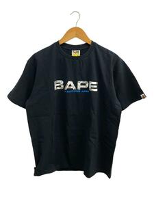 A BATHING APE◆Tシャツ/XL/コットン/BLK/CAMO BAPE TEE