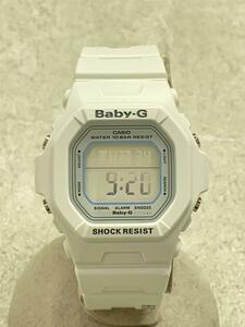 CASIO◆腕時計/デジタル/ラバー/WHT/WHT/bg-5600wh