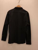 SOPHNET.◆BIG REGULAR COLLAR SHIRT/L/コットン/BLK/SOPH-222004_画像2