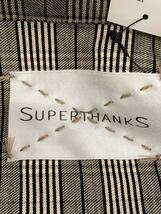 SUPERTHANKS◆スーパーサンクス/セットアップ/S/ポリエステル/グレー/チェック/ST193 JK001_画像3