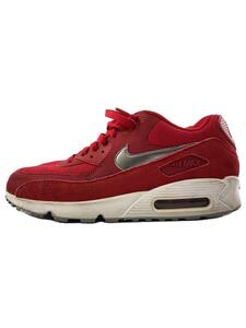 NIKE◆AIR MAX 90 ESSENTIAL/エアマックスエッセンシャル/レッド/537384-602/26.5cm/RE