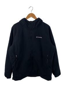 Columbia◆LABYRINTH CANYON JACKET_ラビリンスキャニオンジャケット/XL/ナイロン/BLK/無地