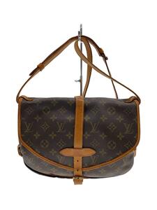 LOUIS VUITTON◆1)ソミュール30_モノグラム・キャンバス_BRW/PVC/BRW