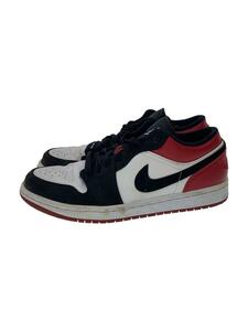 NIKE◆AIR JORDAN 1 LOW/エアジョーダンロー/ホワイト/553558-116/26cm/レザー