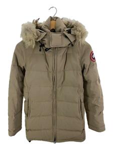 CANADA GOOSE◆ダウンジャケット/S/ポリエステル/ベージュ/無地/2301JL/BELLEVILLE PARKA