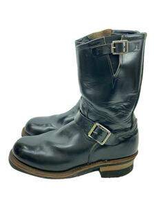 RED WING◆エンジニアブーツ/US9/BLK/レザー/2268