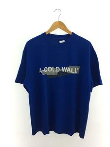 A-COLD-WALL◆Tシャツ/L/コットン/ブルー/無地