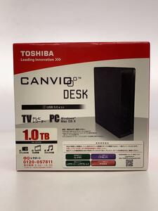 TOSHIBA◆外付け ハードディスク CANVIO DESK HD-ED10TK [ブラック]